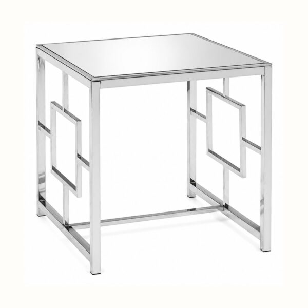Geo Side Table - Chrome