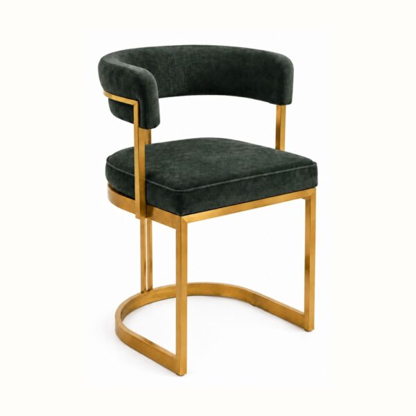 Jade Dining Chair - Dark Green