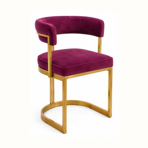 Jade Dining Chair - Merlot