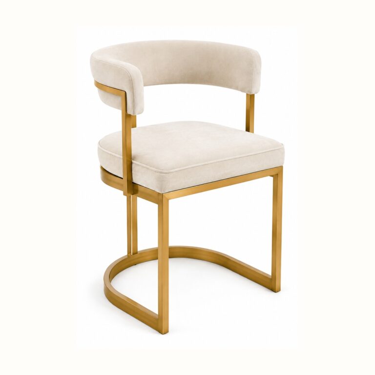 Off-white Jade Dining Chair rental from Palace Party Rental