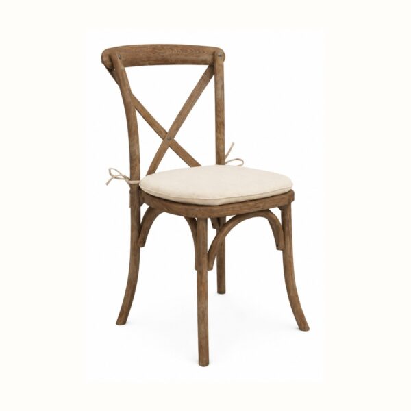Pilgrims X-Back Farm Chairs - Rustic Brown