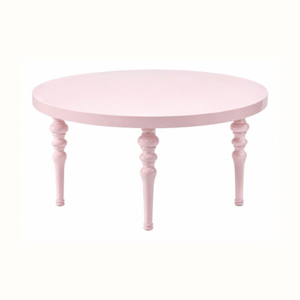 Round Blush Dior Table