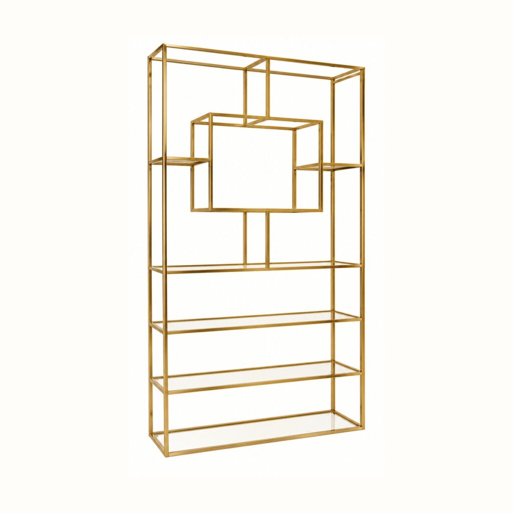 Gold Deco Bar Back rental from Palace Party Rental