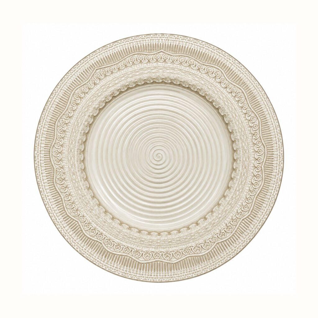 Cream Lace Charger plate