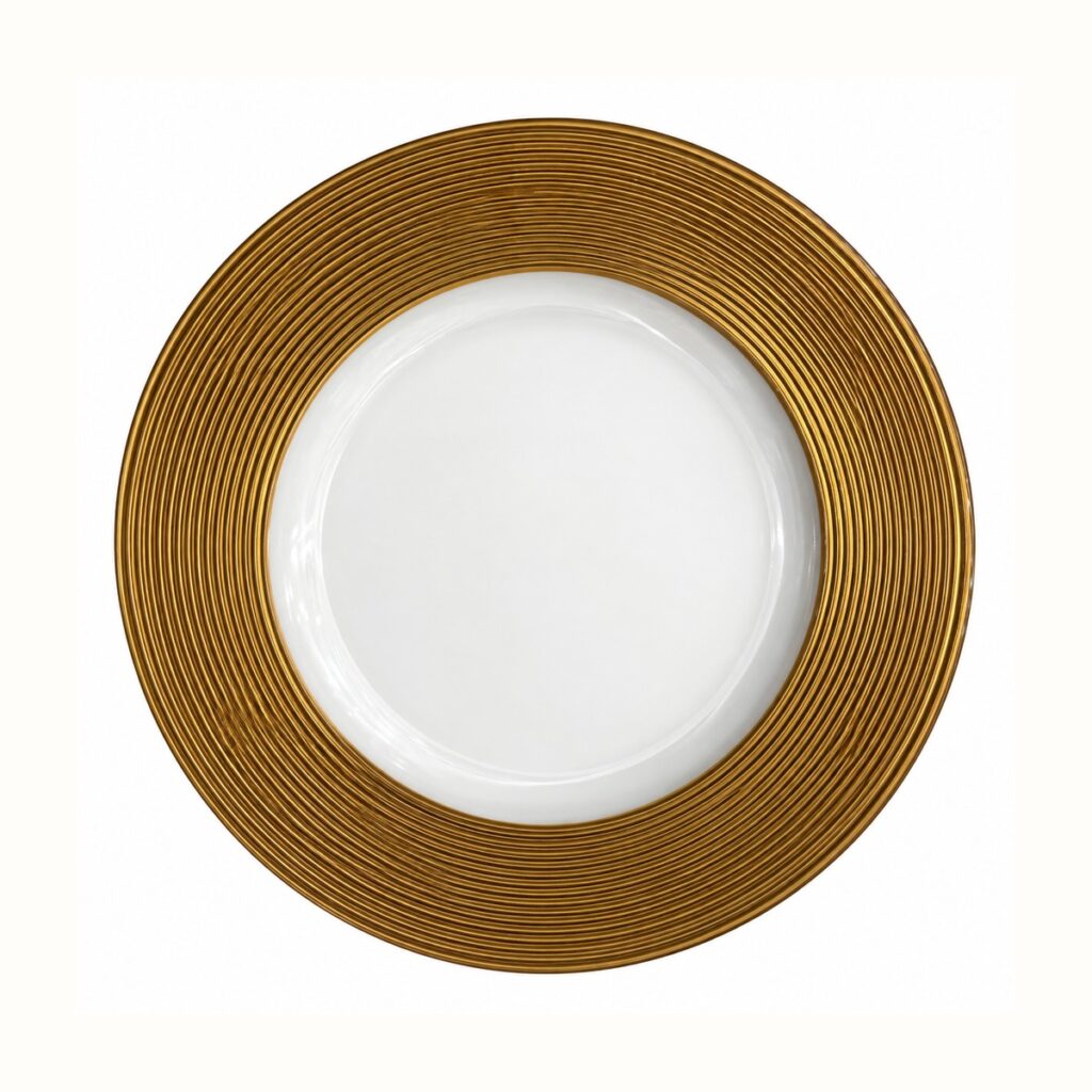 Gold Saturn Charger plate
